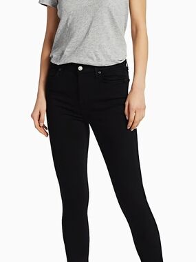7 For All Mankind The High-Rise Skinny Slim Illusion Jeans Sz 27